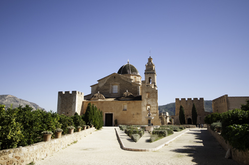 Vista general del monasterio de la Valldigna